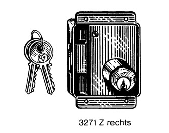 IMPA手冊(cè) 編號(hào)492324櫥柜瑣(圖1)