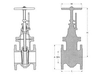 IMPA手冊 編號755671碳鋼閘閥(圖1)