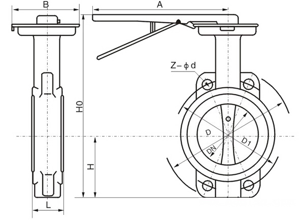 D71X不銹鋼軟密封蝶閥(圖1)