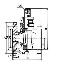 X43W-1.0C二通鑄鋼旋塞閥(圖1)