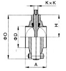 D61X衛(wèi)生級(jí)焊接蝶閥(圖3)