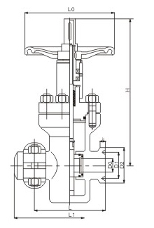 Z43Y,Z63Y,Z83Y高壓平板閘閥(圖3)