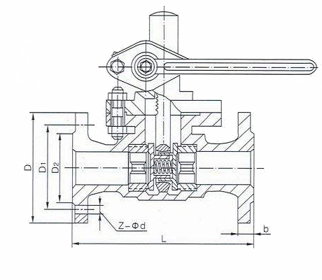 Z44H,Z48H鍋爐排污閥(圖1)