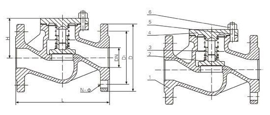 H41H,H41W德標(biāo)止回閥(圖1)
