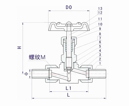 J23W-40P-64P-160P-320P針型閥(圖1)