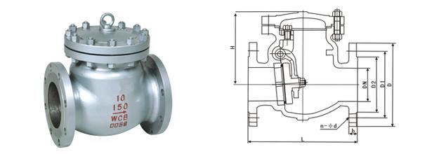 H44H,H44W美標碳鋼止回閥(圖1)