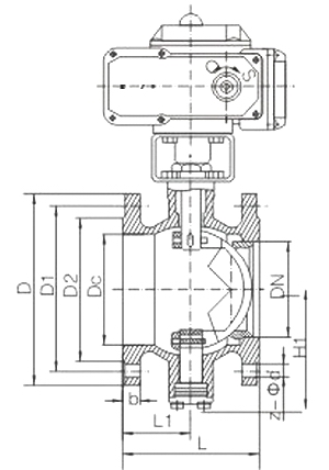 電動V型球閥(圖4)