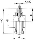 D81X衛(wèi)生級(jí)卡箍式蝶閥(圖3)