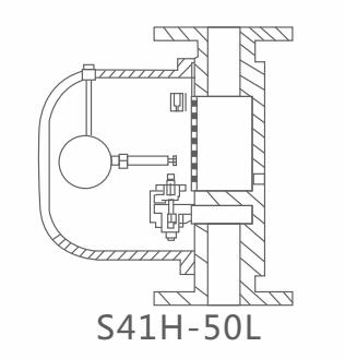 S41H-50L杠桿浮球式蒸汽疏水閥(圖3)