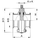 D81X衛(wèi)生級(jí)卡箍式蝶閥(圖4)