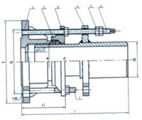 船用法蘭鑄鐵伸縮接頭