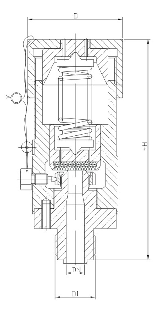 船用外螺紋空氣信號(hào)安全閥CB3022-94 