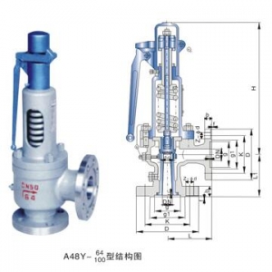 A48H,A48Y彈簧全啟式安全閥